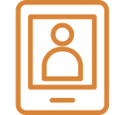 icon ebook interactive orange