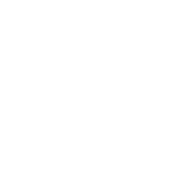 Paper airplane graphic icon in white