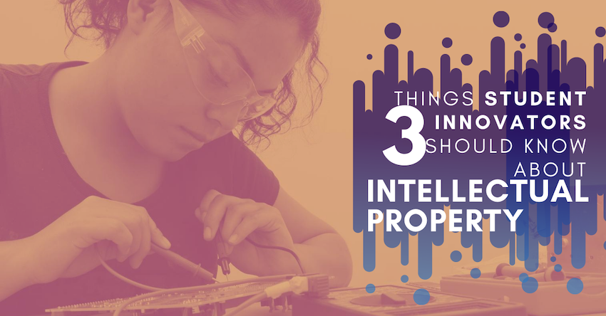 Who owns the intellectual property IP created by a student?