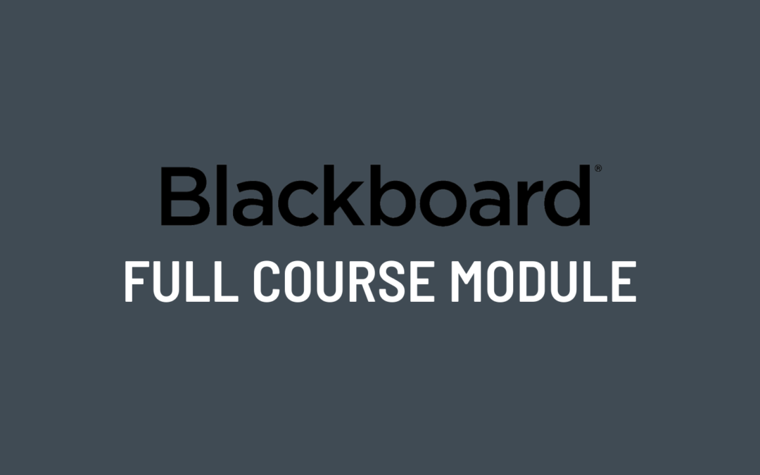 Intellectual Property Course Module for Blackboard (Full)