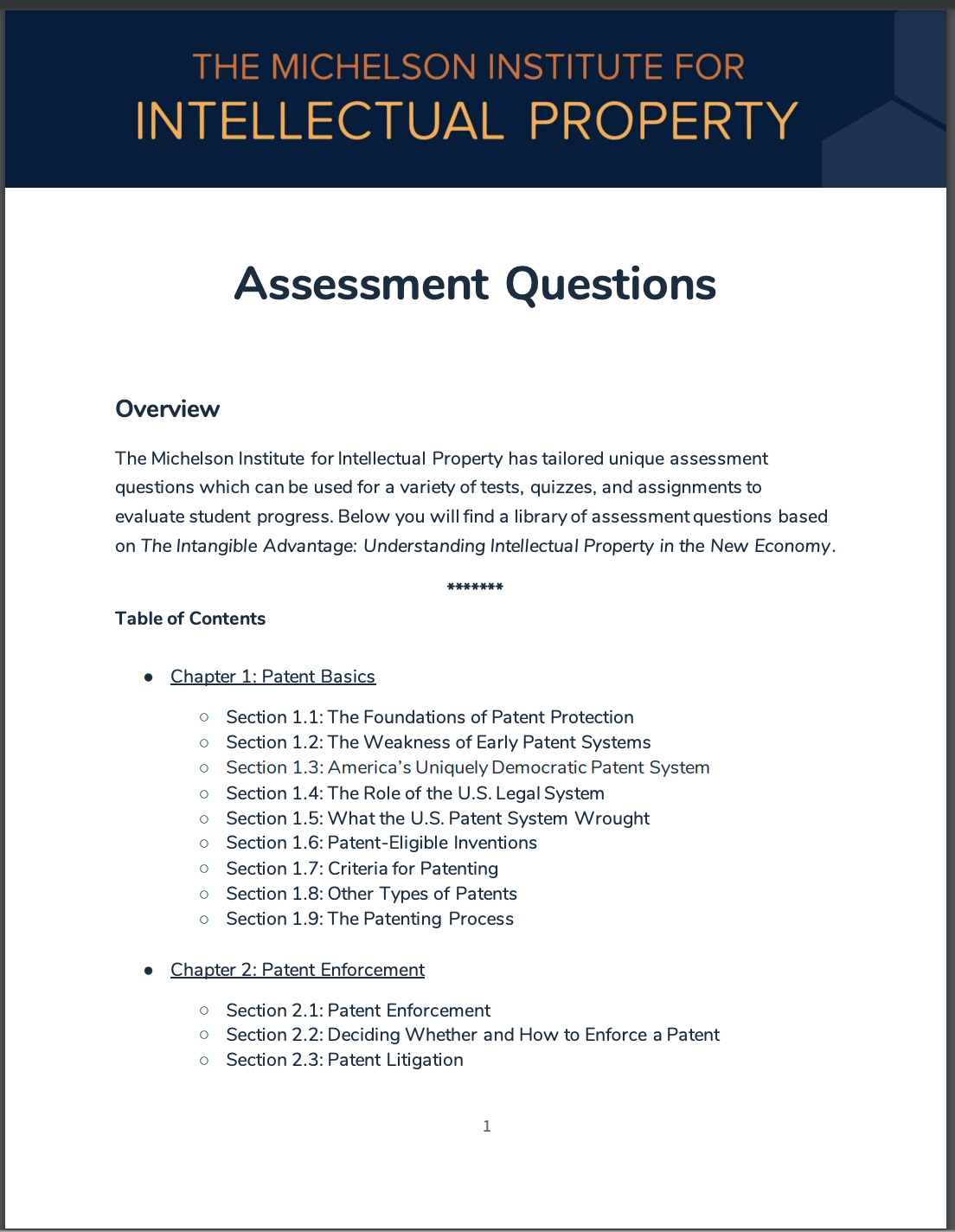 ip assessment questions