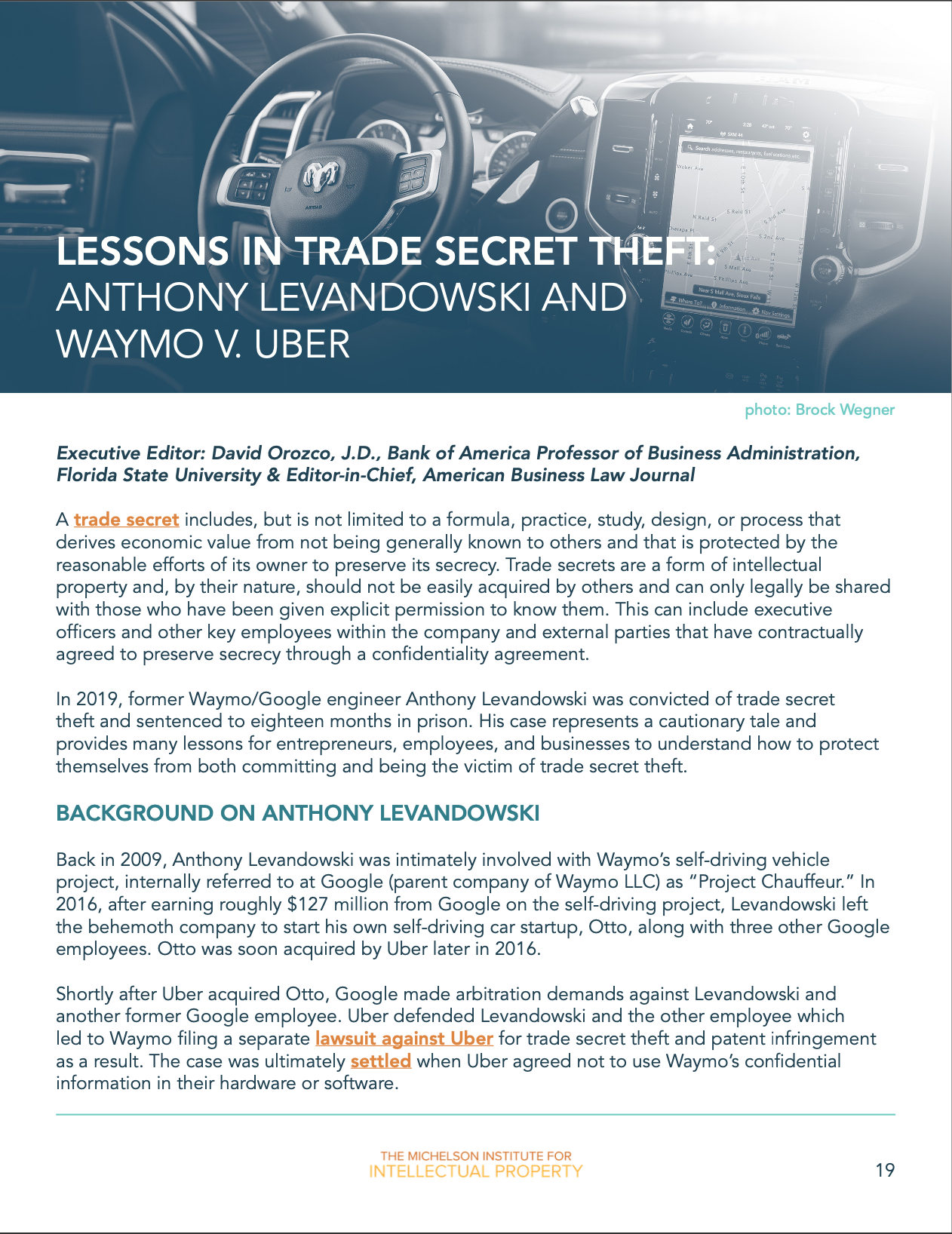 theft of trade secrets waymovuber preview