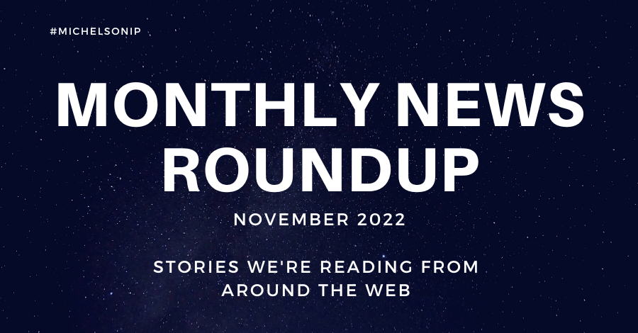 Monthly News Roundup – November 2022
